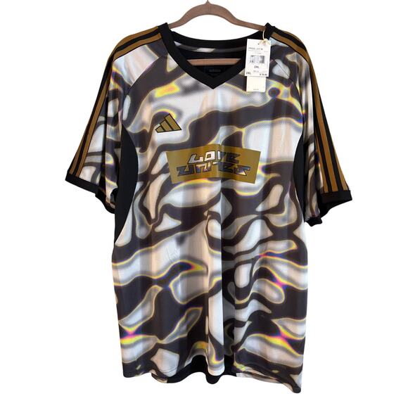 ADIDAS Player Edition PABLLO VITTAR Love Unites Soccer Adidas Jersey 2XL NWT - Picture 1 of 5